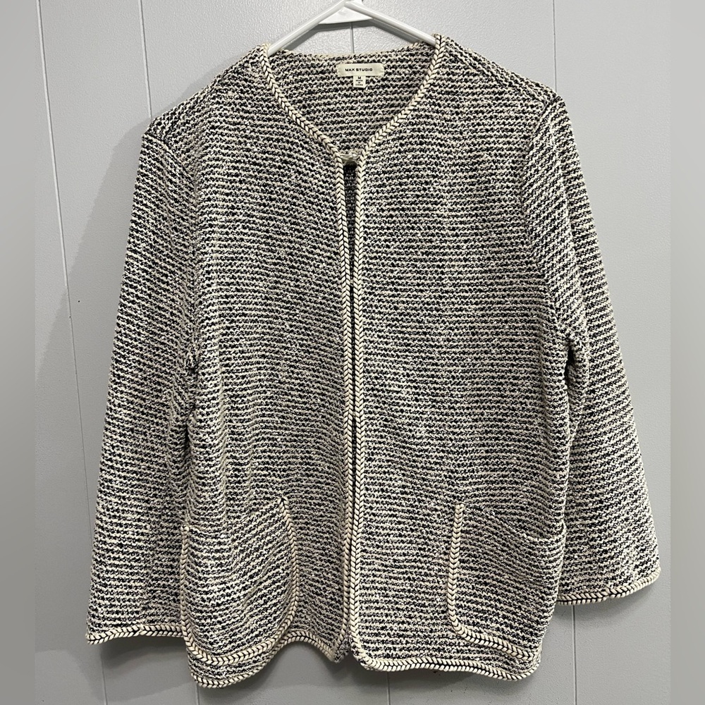 Max Studio Black and White Jacket
